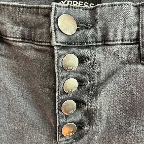 Express Legging Mid Rise Skinny Jean Button Fly - Picture 5 of 16